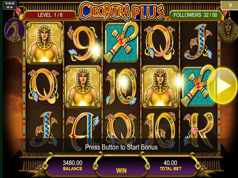 Cleopatra Plus Free games triggered